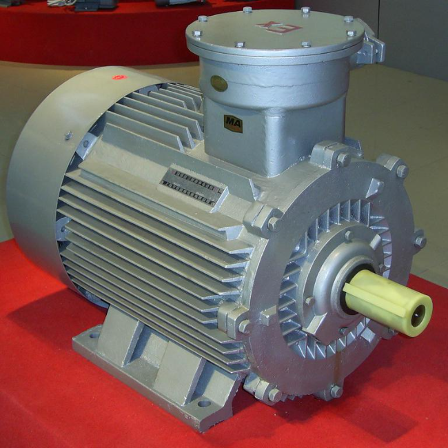 YE3-160L-4防爆电机45°角实拍